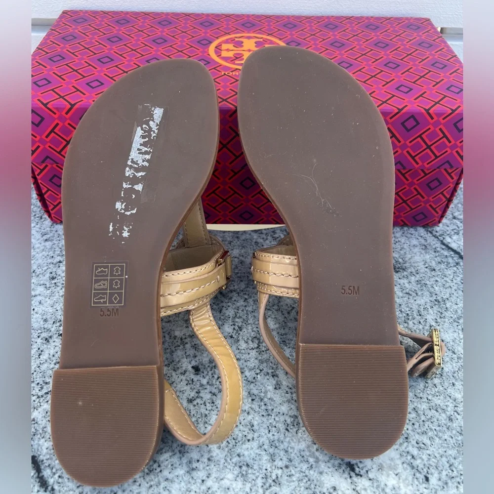 Tory Burch Cassia Sandal Pink Nude Women Size 5.5
